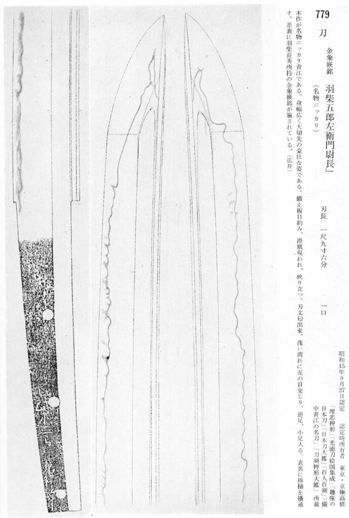 にっかり青江-押形1